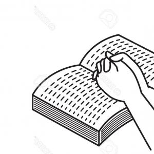 300x300 Sketch Silhouette Image Front View Open Book Vector Shopatcloth - Open Bible Sketch