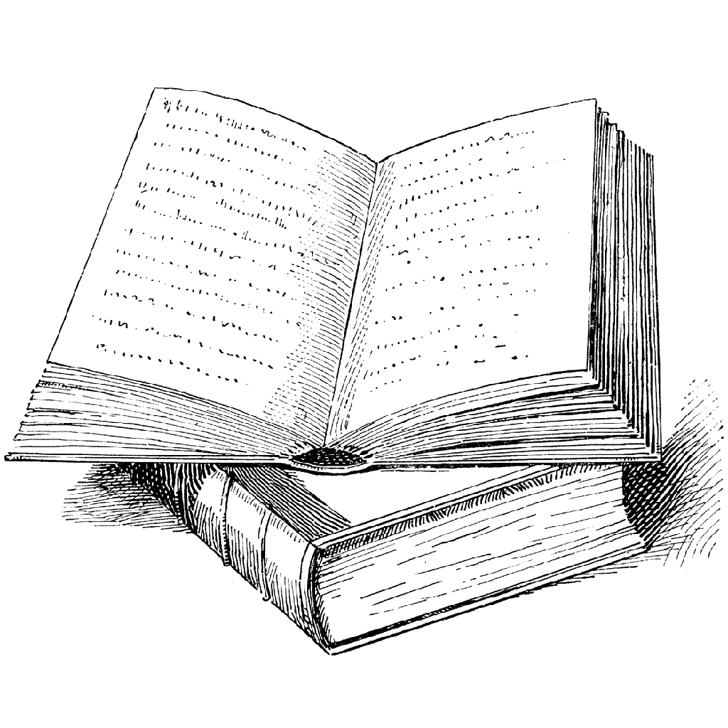 An Open Book Drawing