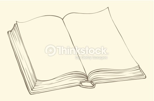 511x335 Collection Of Open Book Pencil Drawing High Quality, Free - Open Book Sketch