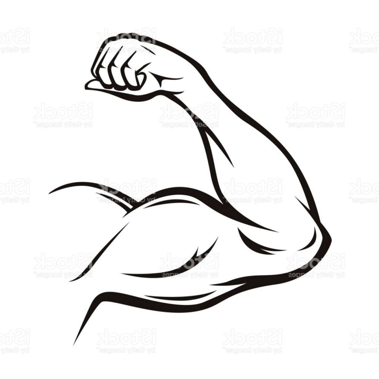 1228x1228 Strong Arm With Open Hand Vector Shopatcloth - Open Hand Sketch