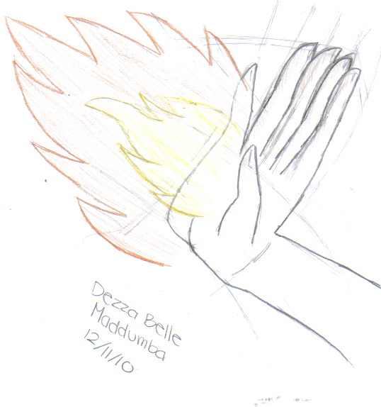 538x574 Open Hand By Karategirl09 - Open Hand Sketch