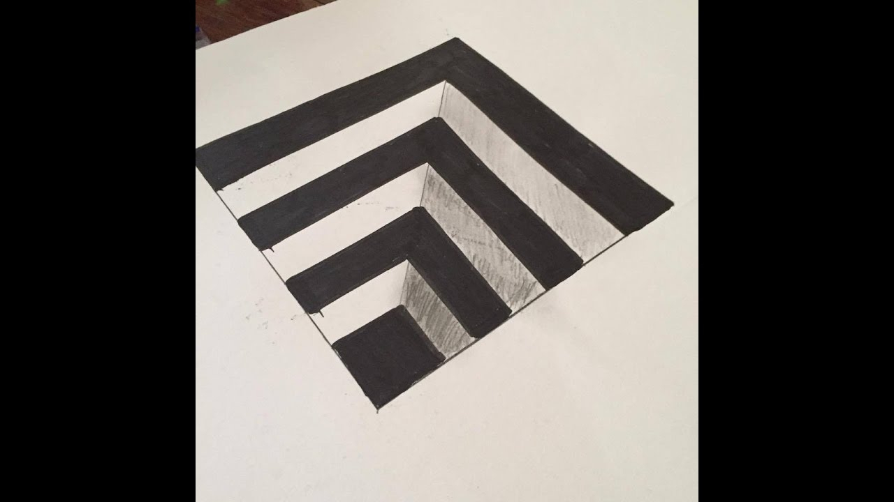 How To Draw A Optical Illusion