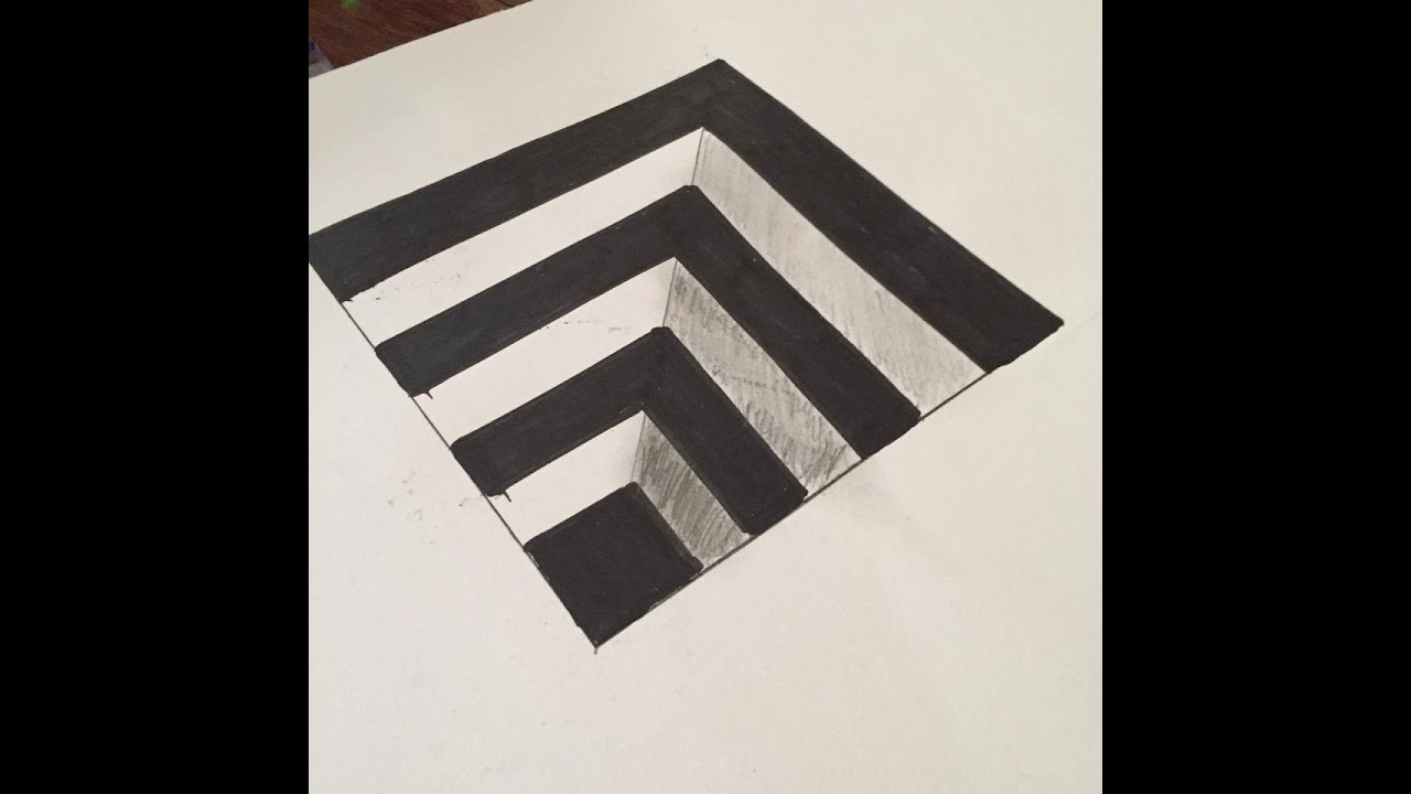 Optical Illusion Sketches at PaintingValley.com