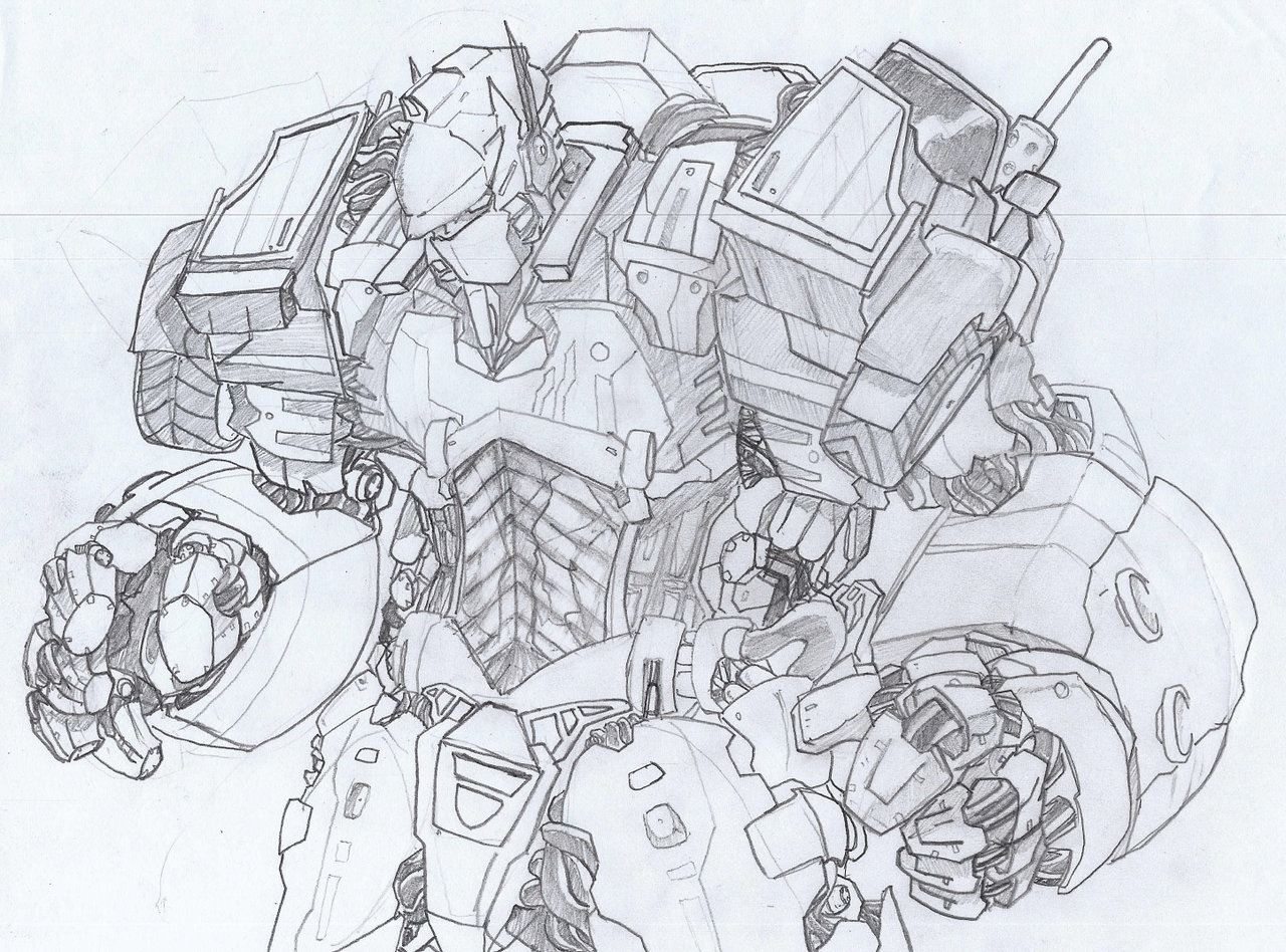 1280x948 Optimus Prime Sketch - Optimus Prime Sketch