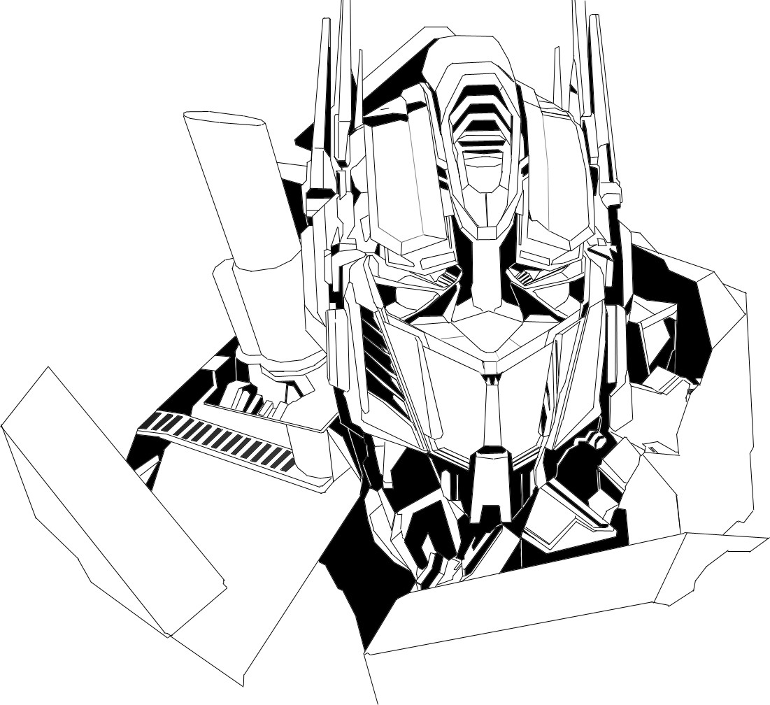 1101x1008 Artstation - Optimus Prime Sketch