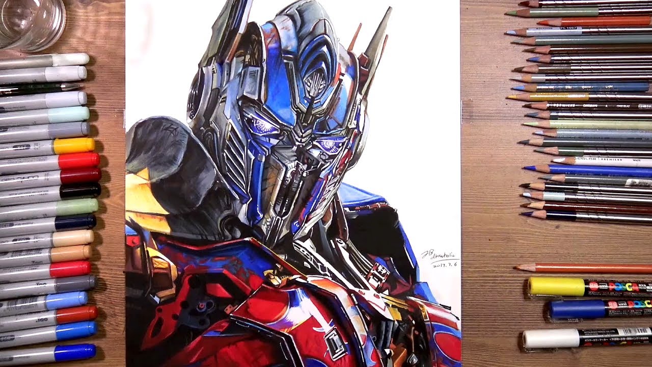 1280x720 Transformers Optimus Prime - Optimus Prime Sketch