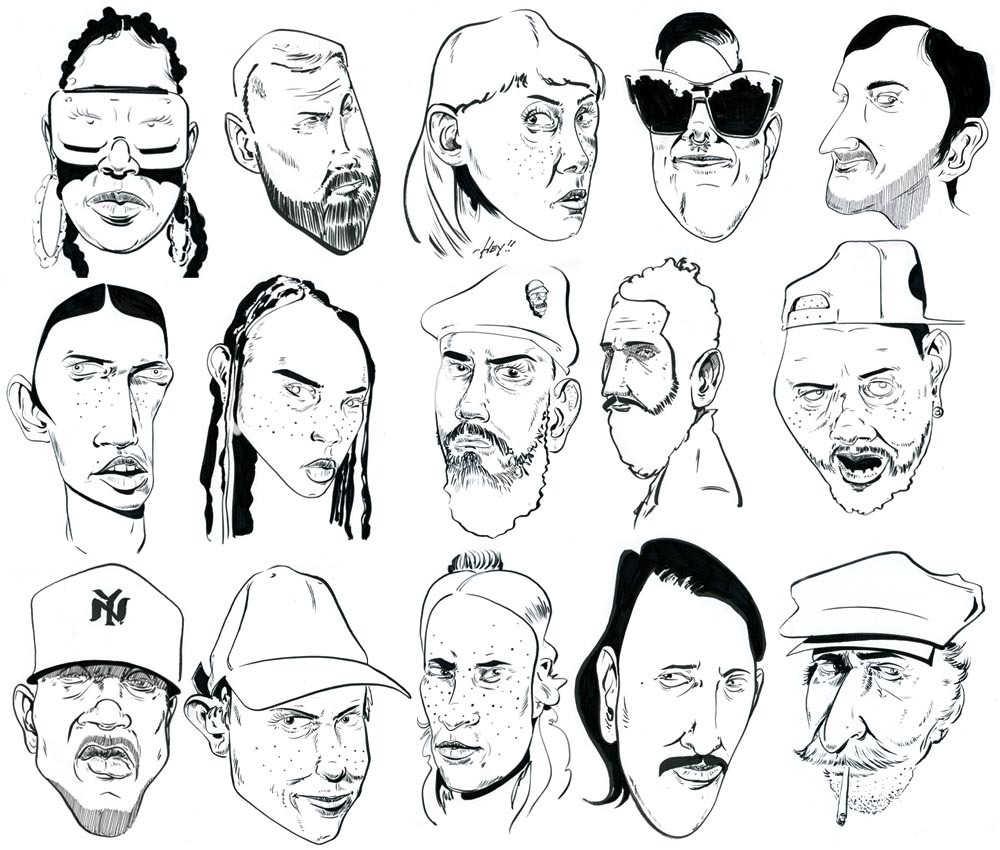 1000x850 Gougeone - Orange Sketch