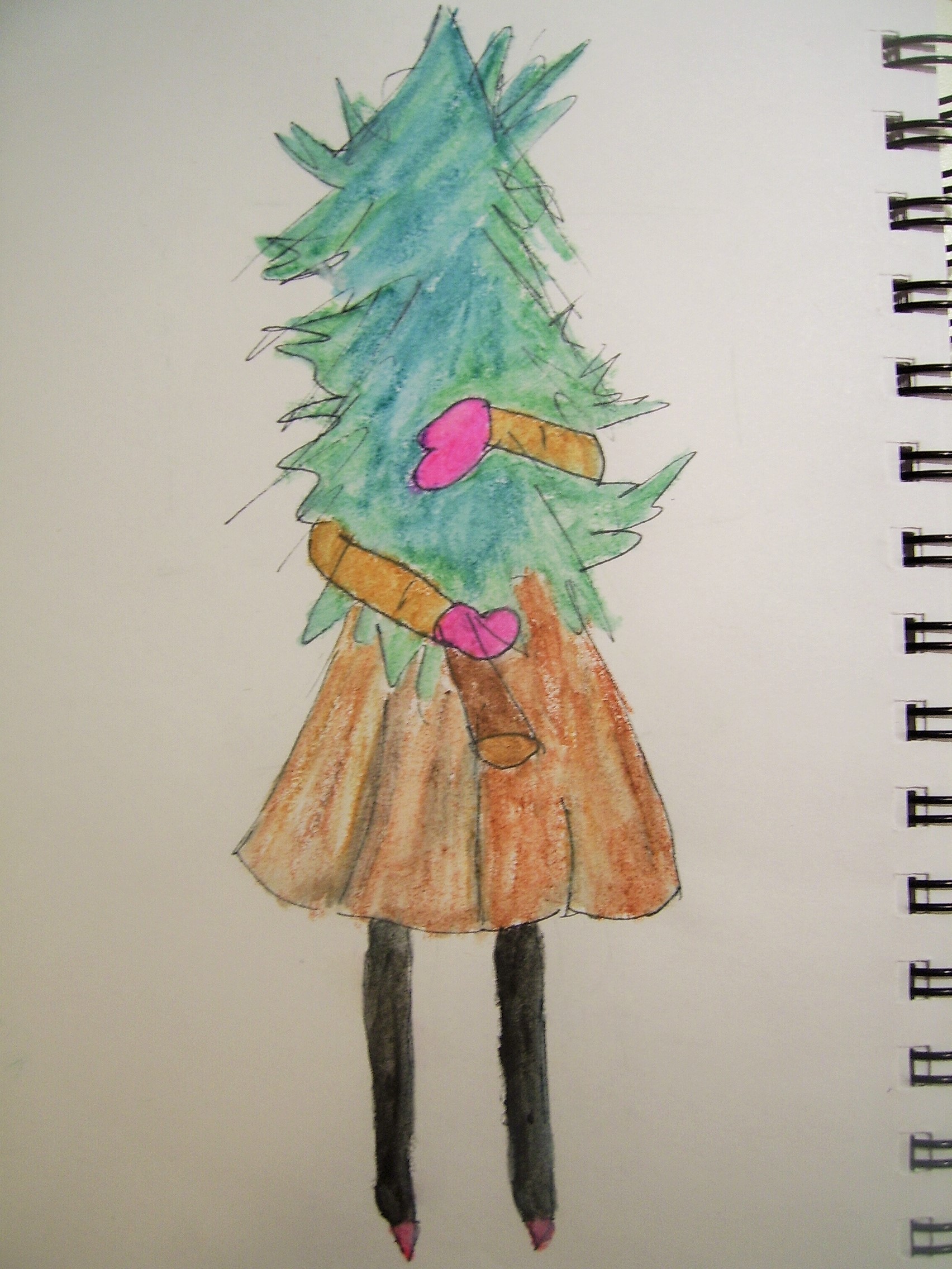 1704x2272 Christmas The Orange Tree Diary - Orange Tree Sketch