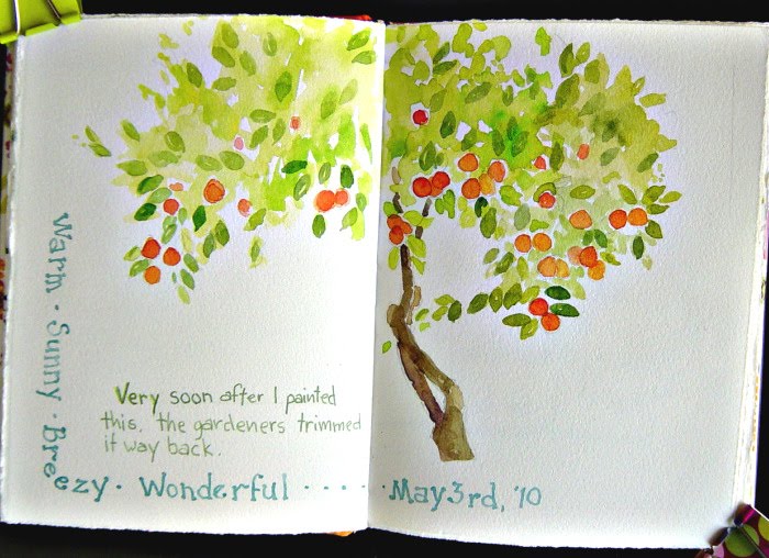 700x508 In And Out Of The Studio Orange Tree - Orange Tree Sketch