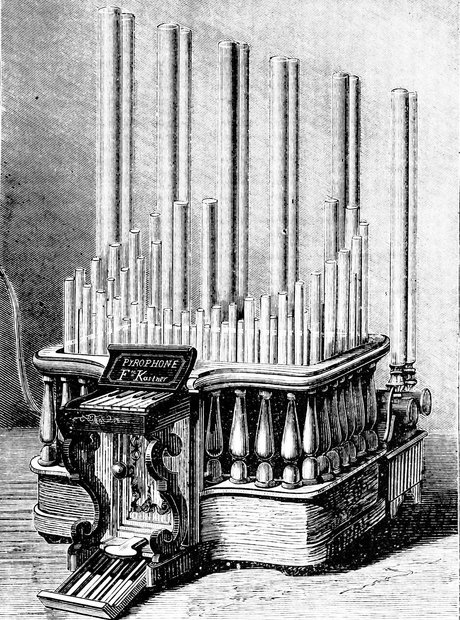 460x620 Pyrophone Organ - Organ Sketch
