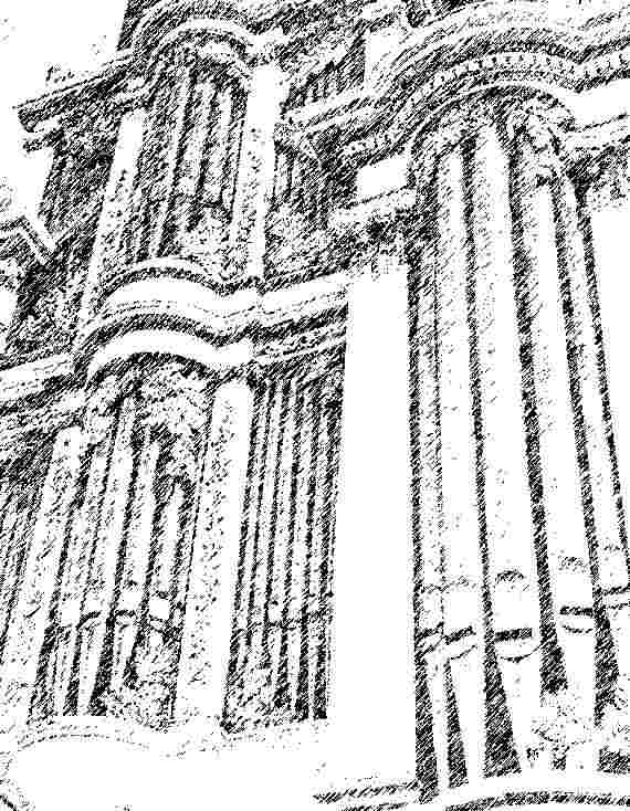 570x734 The Organs Of Wenchoster Cathedr - Organ Sketch