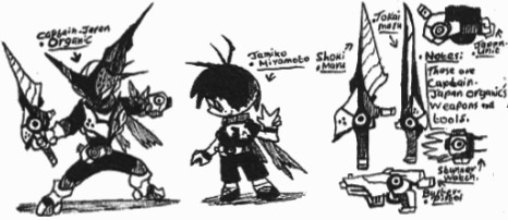 466x202 Captain Japan Organic Sketches By Kainsword Kaijin - Organic Sketches