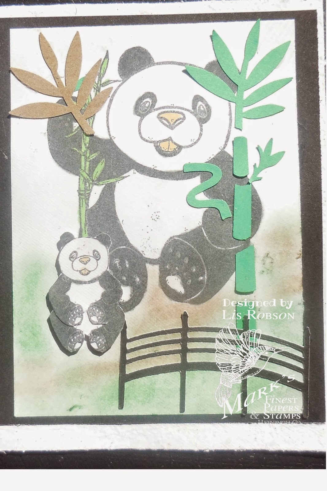 1066x1600 Paper Maker Oriental Sketch 69 Pandas - Oriental Sketch