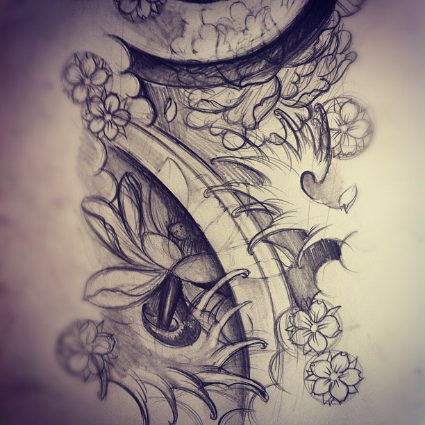 612x612 Sketch For A Client - Oriental Sketch