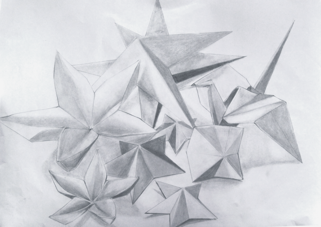 1024x724 Origami Sketch By Food And Art - Origami Sketch