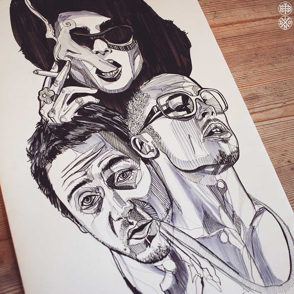 1000x1000 Luke Dixon - Original Art Sketch