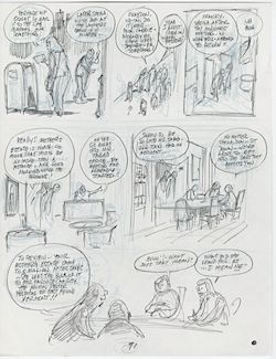 250x325 Will Eisner Original Art Sketches And Pencil Drawings Comic Art - Original Art Sketch
