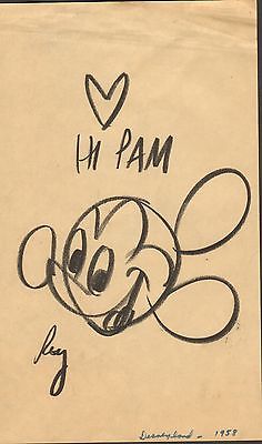 236x400 Mickey Mouse Club, Roy Williams Original Mickey Mouse Sketch - Original Mickey Mouse Sketch