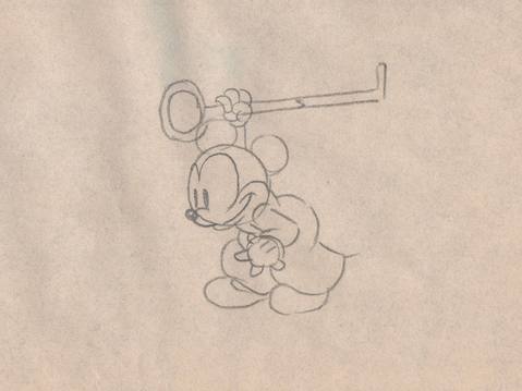 479x359 1934 Mickey Mouse Nephew Original Production Animation Cel Drawing - Original Mickey Mouse Sketch