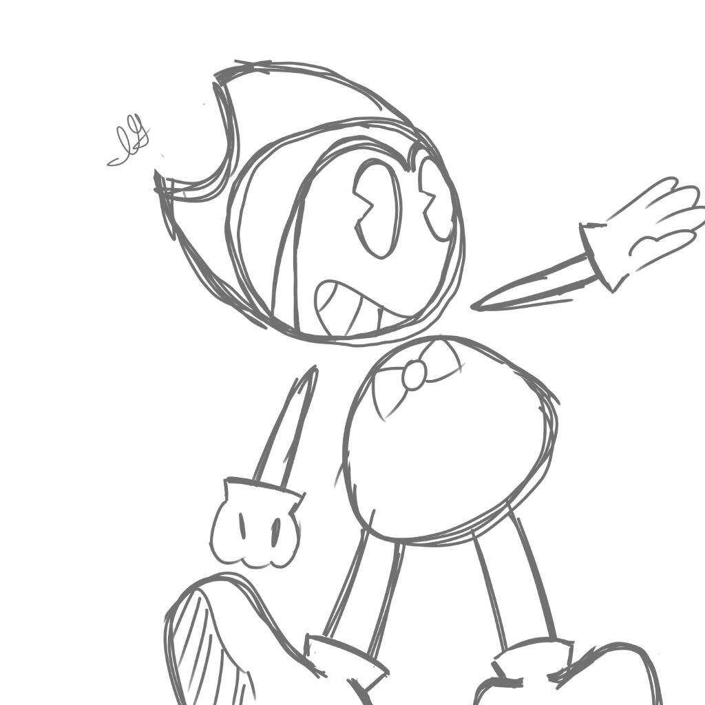 1024x1024 Old Mickey Mouse Style Sketch Bendy And The Ink Machine Amino - Original Mickey Mouse Sketch