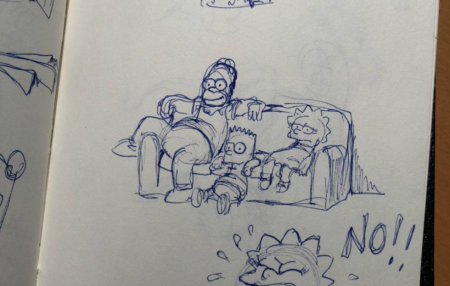920x584 These Original Simpsons Sketches Will Make You Feel Old - Original Sketches