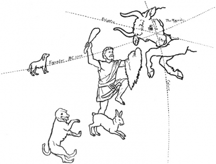 420x320 Orion - Orion Constellation Sketch