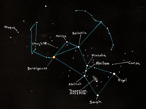 470x349 Orion Constellation - Orion Constellation Sketch