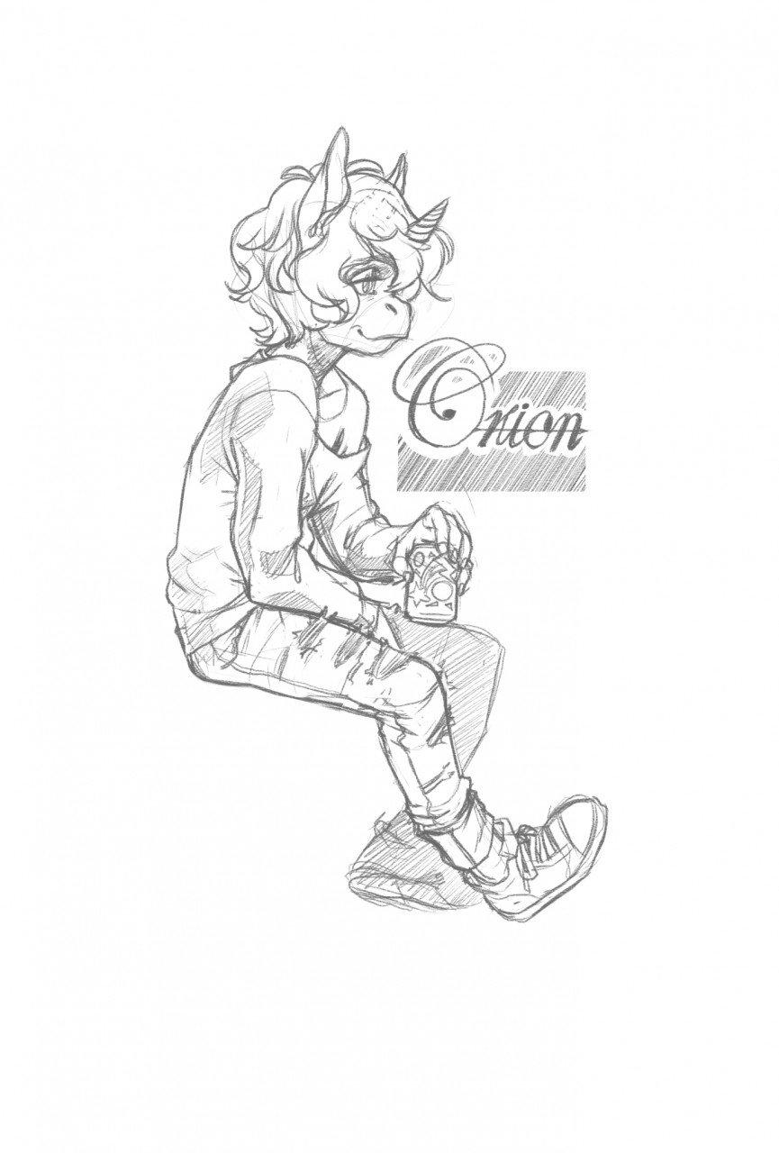 865x1280 Sketch Commission Orion - Orion Sketch