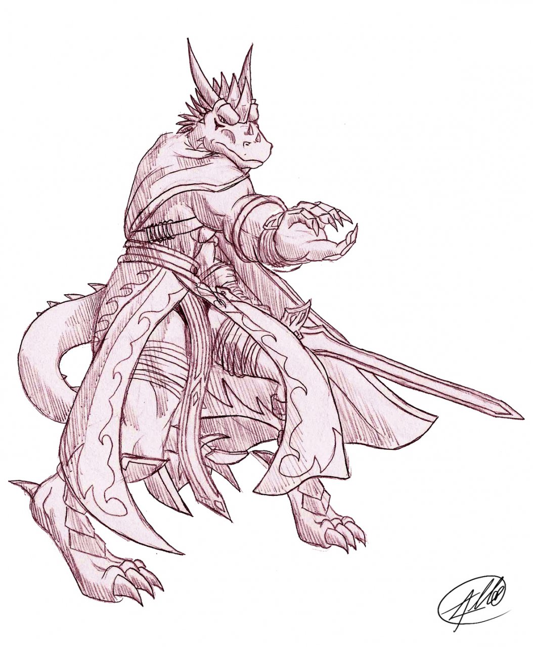 1054x1280 The Red Sketch Orion By Symbolhero - Orion Sketch