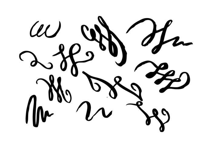 700x490 Free Sketch Squiggle Ornament Vector - Ornament Sketch