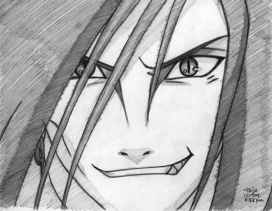 900x698 Orochimaru By Reijr - Orochimaru Sketch
