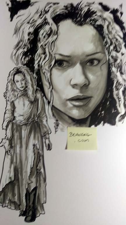 432x767 Orphan Black Sestra The Art Of Brian Kong Online Store - Orphan Sketch
