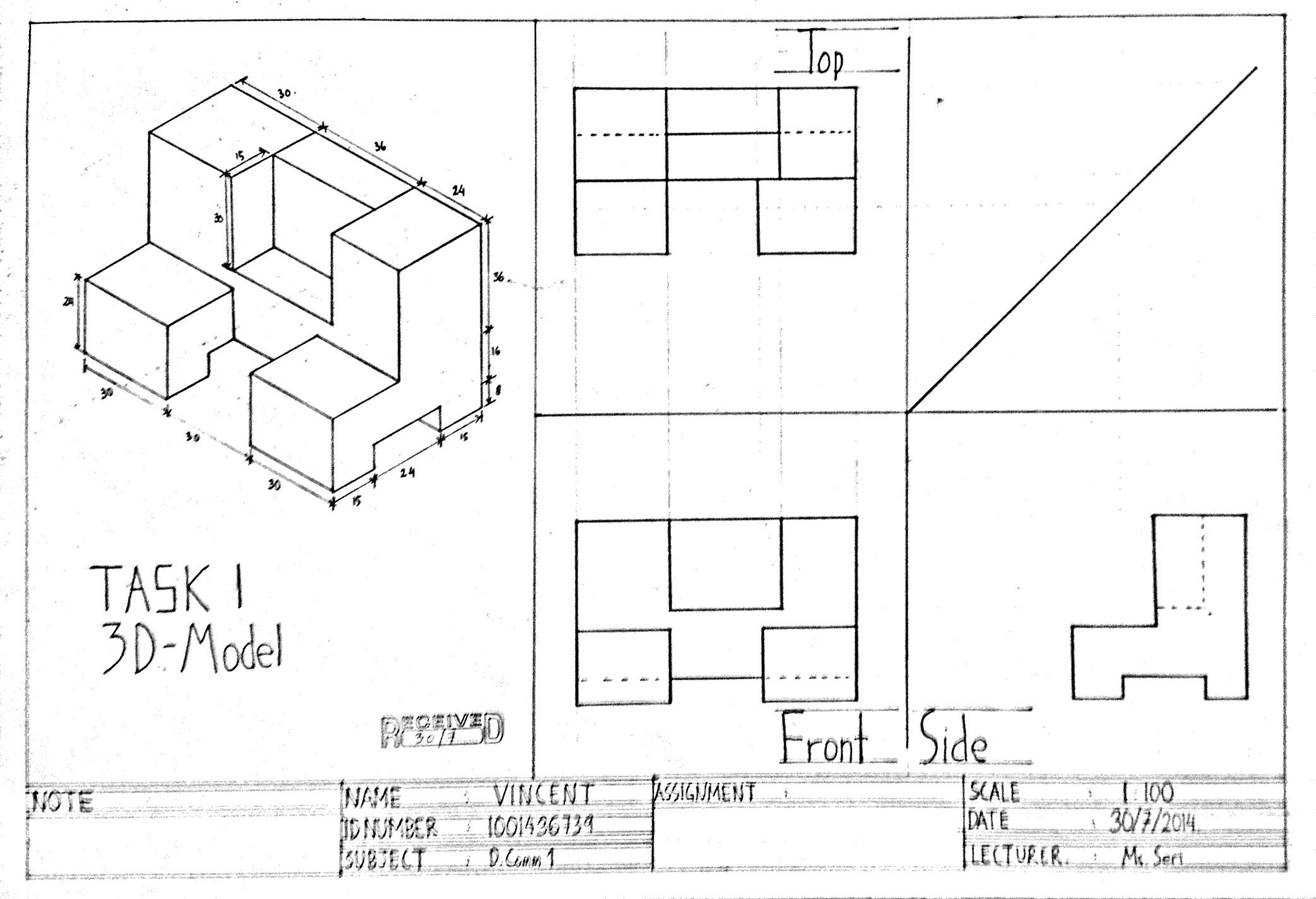 How To Draw Orthographic Drawing