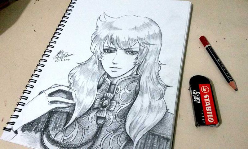 800x483 Lady Oscar Sketch By Tsukiko Aizawa - Oscar Sketch