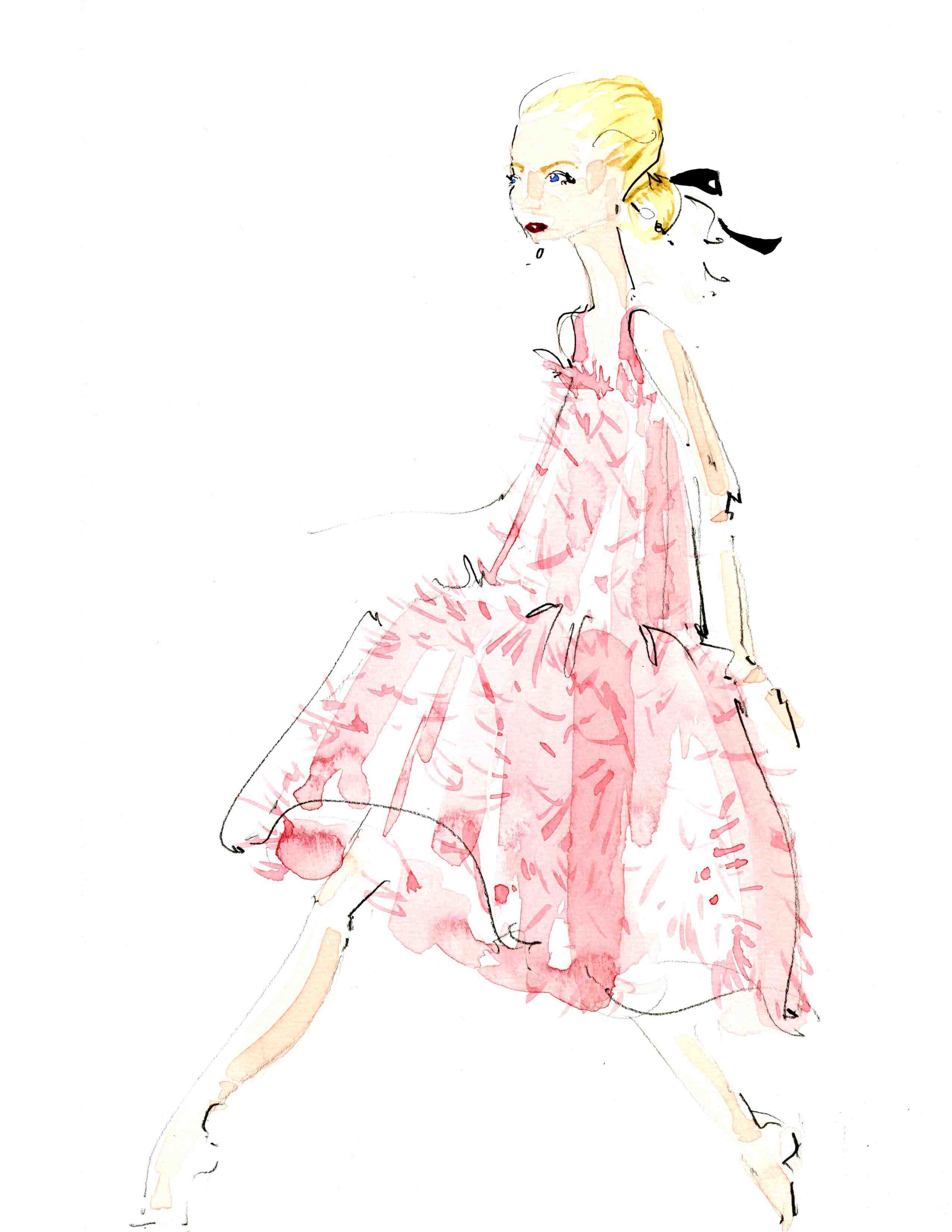 2550x3300 Oscar De La Renta - Oscar Sketch