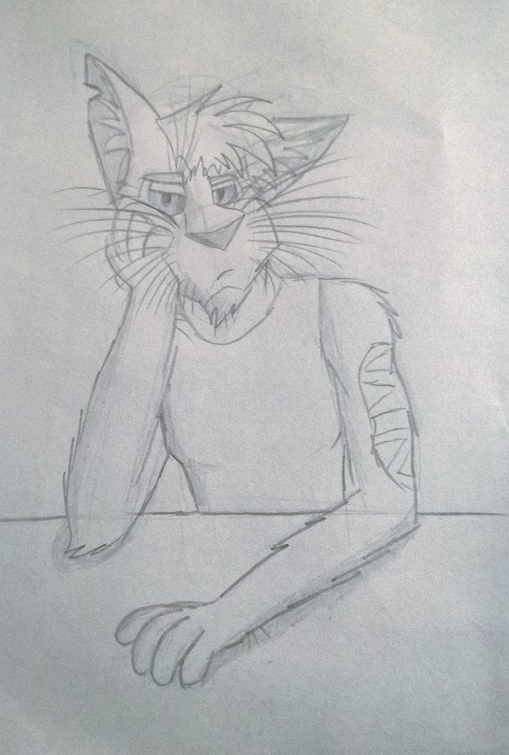 734x1088 Second Oscar Sketch By Polishcat6 - Oscar Sketch