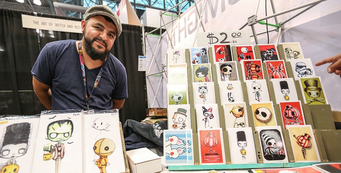 1150x584 This Mexican Artist Has Created Tim Burton Esque De Muertos Art - Oscar Sketch