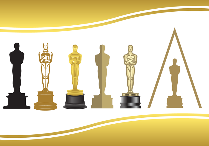 700x490 Oscar Statue Vector - Oscar Statue Sketch