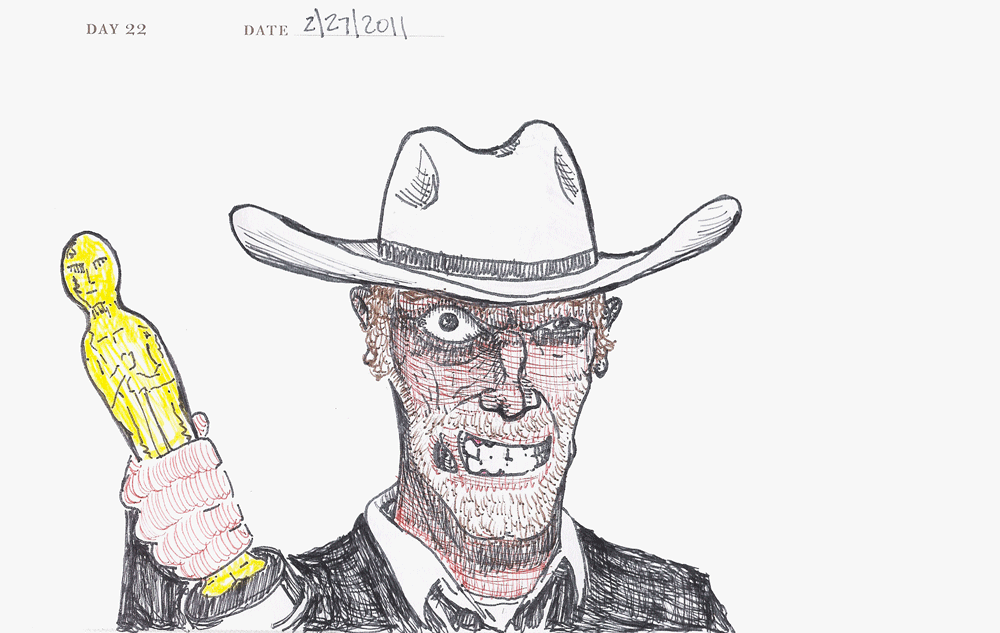 1000x633 Sketch A Day, Day 22 - Oscar Statue Sketch