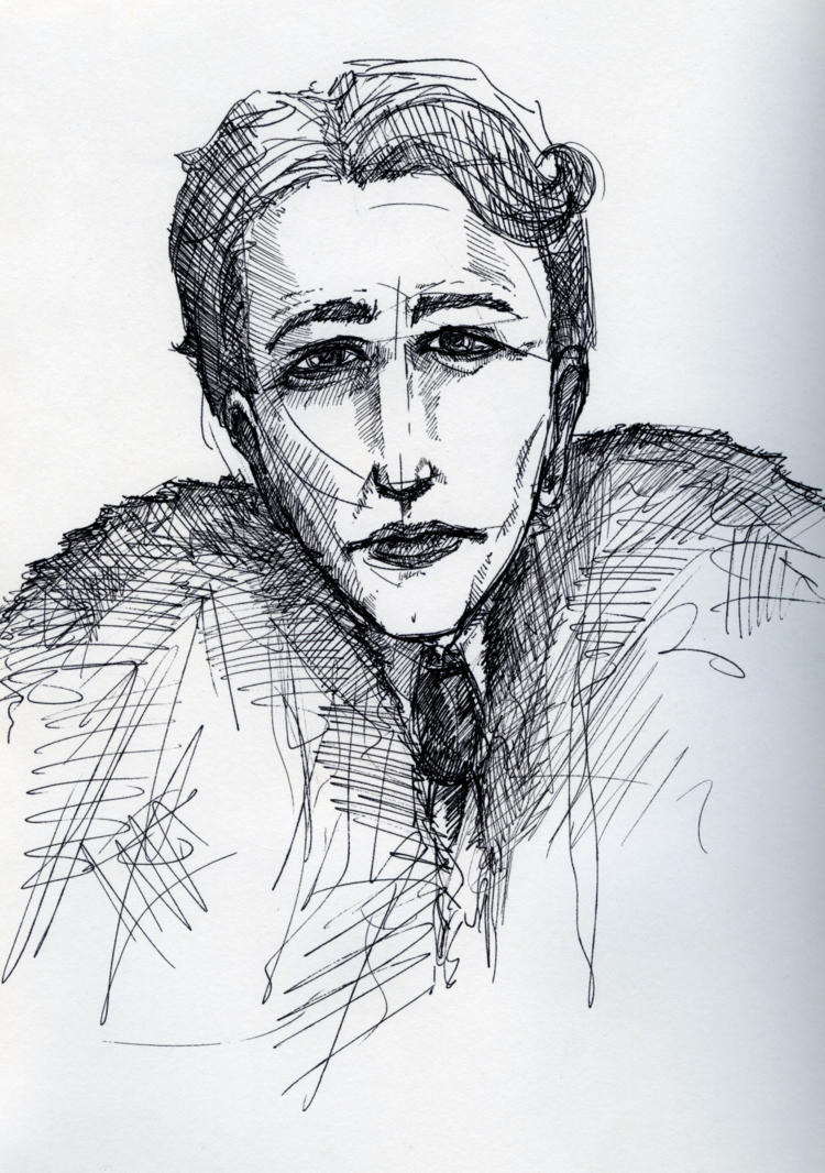 750x1066 Oscar Wilde Sketch 2 By Captainjules - Oscar Wilde Sketch