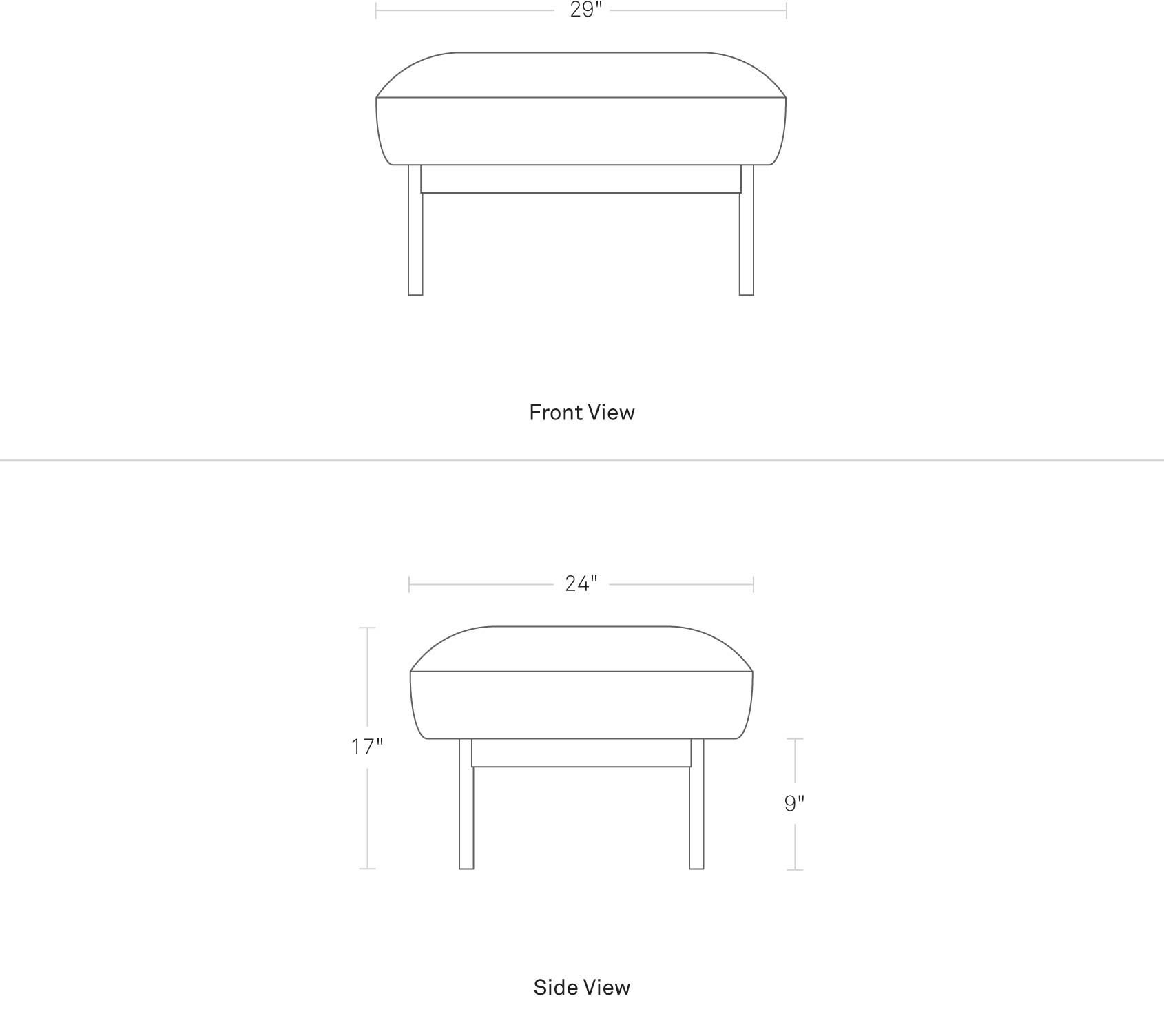 1690x1504 Puff Puff Ottoman - Ottoman Sketch