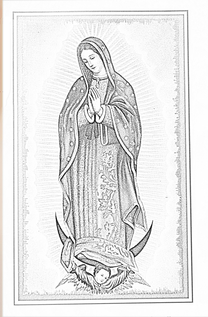 Our Lady Of Guadalupe Sketch at Explore collection