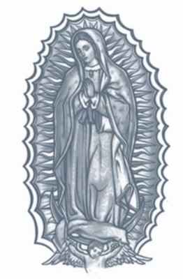 262x400 Studio Fx. Our Lady Of Guadalupe - Our Lady Of Guadalupe Sketch