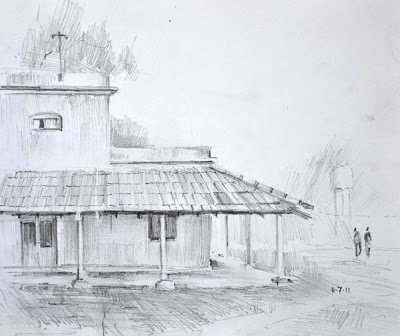 400x336 Pencils And Brushes - Outdoor Sketching