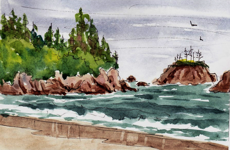 921x600 Video Series Outdoor Watercolor Sketching, Steps 1 Amp 2 - Outdoor Sketching