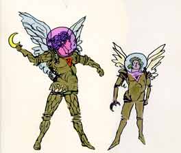 264x223 Outer Space Men First Sketches - Outer Space Sketches