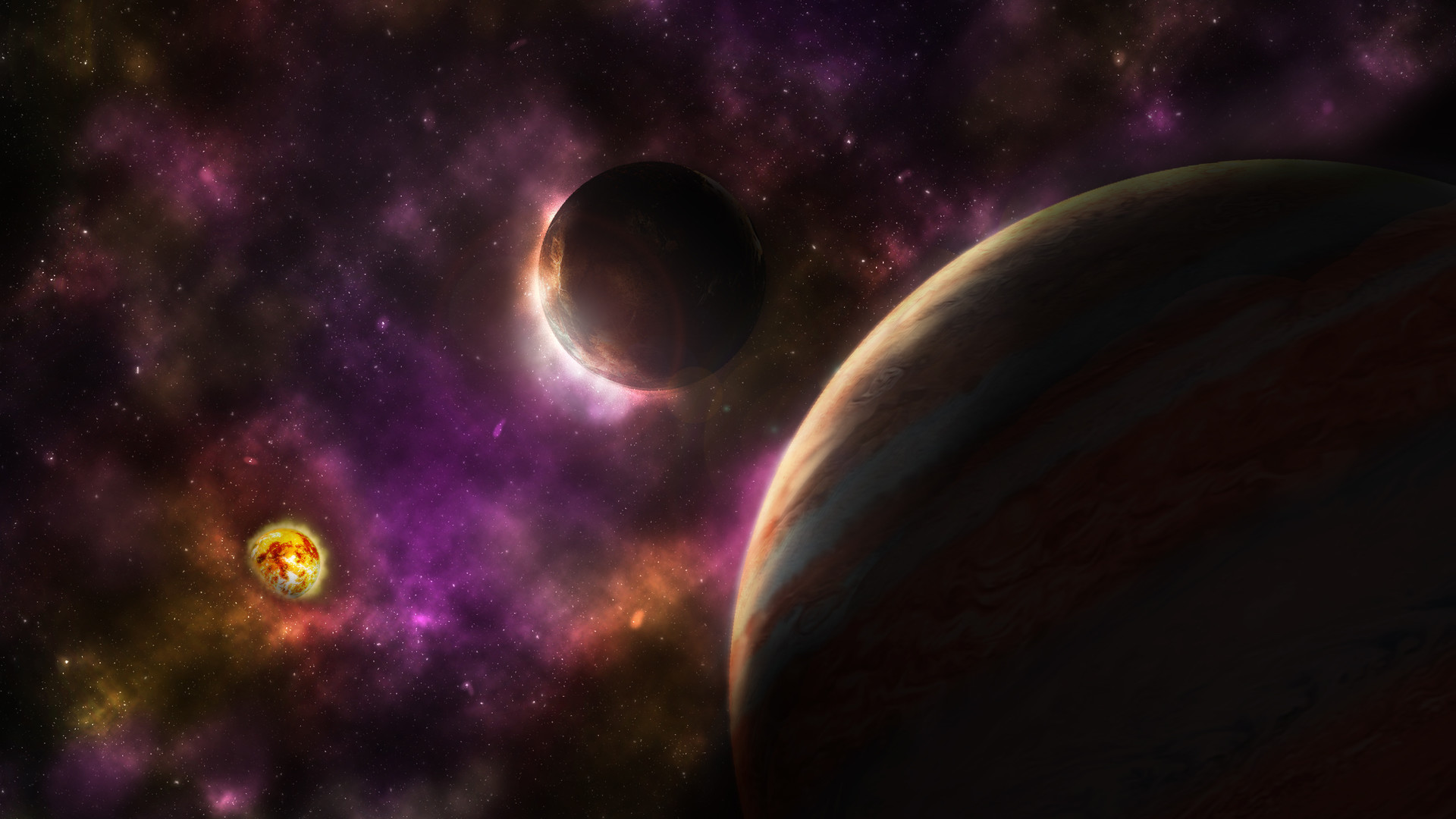 1920x1080 Burak Soydan - Outer Space Sketches