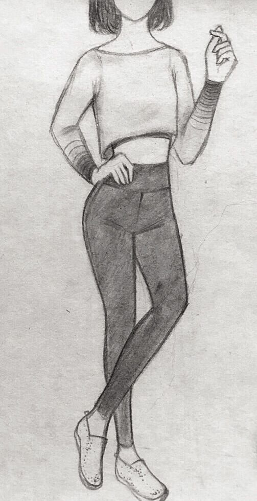 503x980 Outfit Sketches For The Oh My Girl Amino - Outfit Sketches