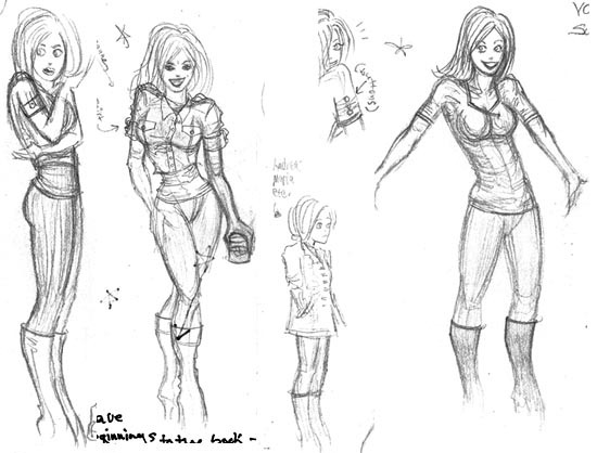 550x418 Outfit Sketches By Johnchalos - Outfit Sketches