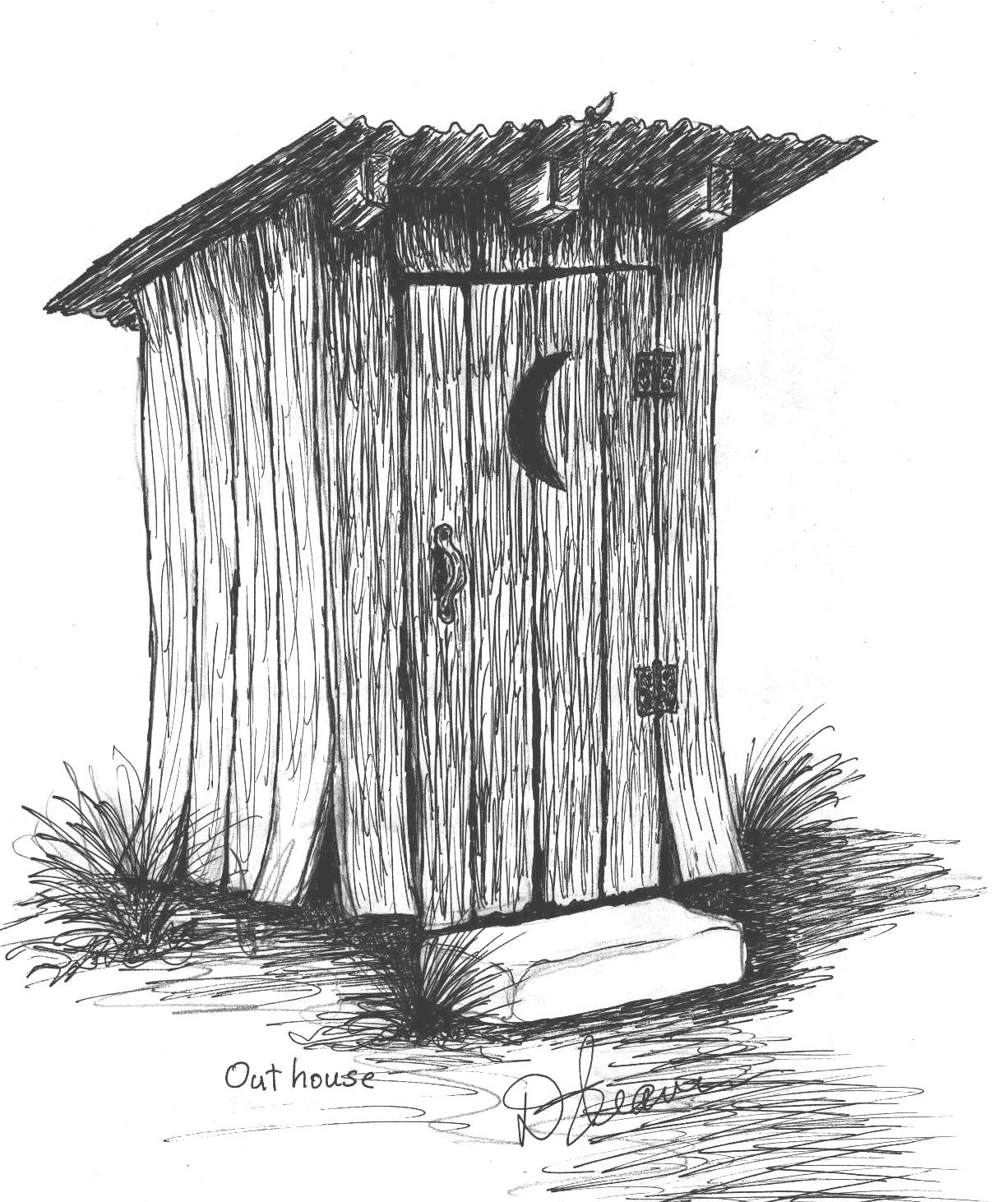 Outhouse Sketch at Explore collection of Outhouse